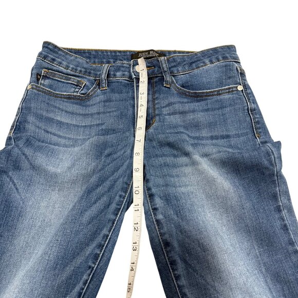 Judy Blue Relaxed Fit Mid Rise Straight Leg Jeans Size 28 - Picture 6 of 7